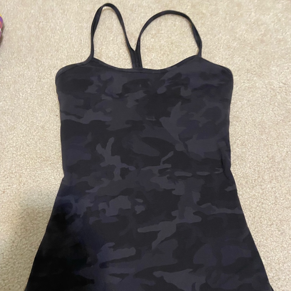 Lululemon Power Y Tank Camo Print